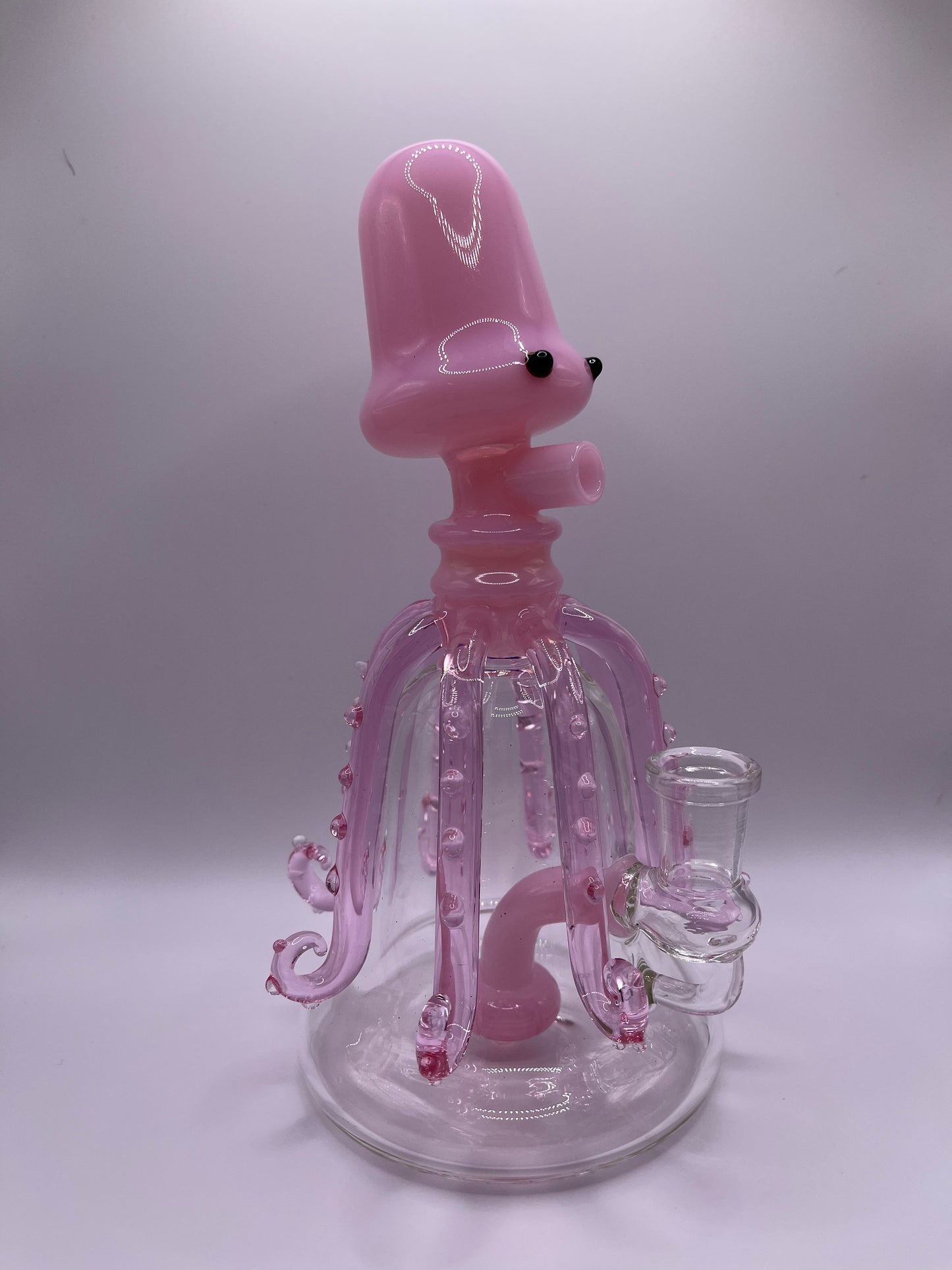 Pink Octopus 8” Water Bong