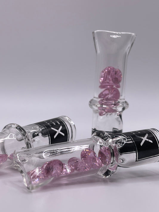 Pink Diamond Glass Blunt tip